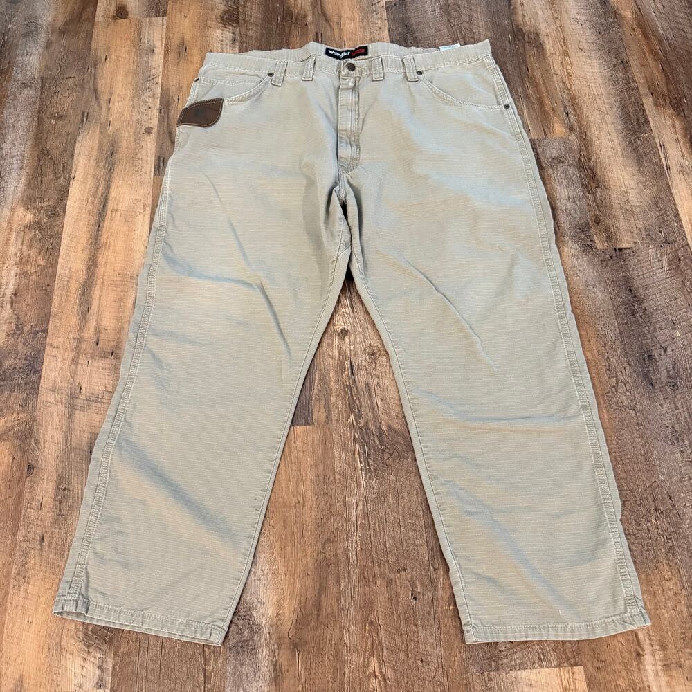 Wrangler Riggs Ripstop Utility Work Pants 44x30 Khaki